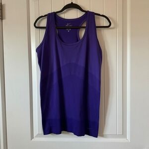 Nike Dri-FIT Tank‎ Top Racerback Athletic Purple Sleeveless Top XL